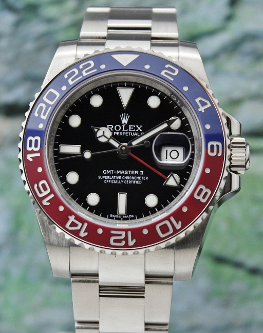 (image for) 18K WHITE GOLD ROLEX GMT MASTER II PERPETUAL DATE / 116719BLRO